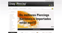 Desktop Screenshot of crazybodypiercing.com.br